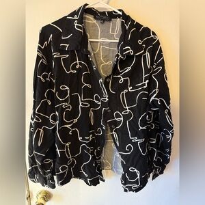 Eloquii Monochrome Abstract Jacket